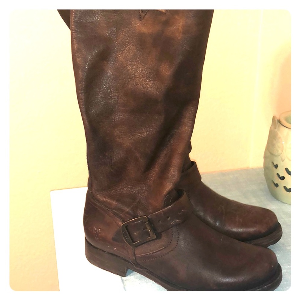 Slouchy Frye boots